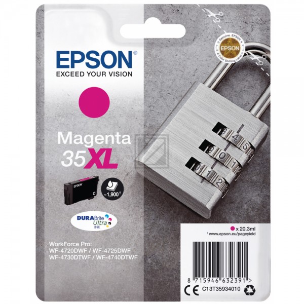 EPSON 35XL / T3593XL magenta Tintenpatrone