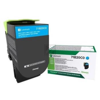 Original Lexmark 71B20C0 Toner Cyan