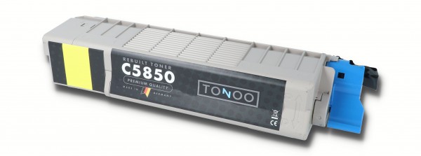 Tonoo® Toner ersetzt OKI C5850 | C5950 | MC560 | 43865721 Gelb