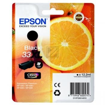 EPSON 33XL / T3351XL schwarz Tintenpatrone