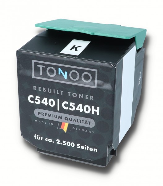 Tonoo® Toner ersetzt Lexmark C540H1KG Schwarz XL