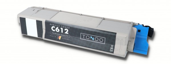 Tonoo® Toner ersetzt OKI C612 | C612DN | C612N | 46507508 Schwarz
