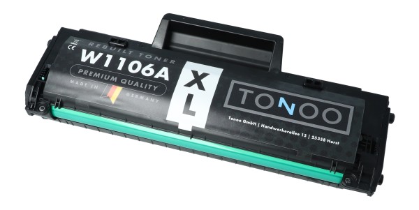 Tonoo® Toner ersetzt HP W1106A | 106A Schwarz XXL