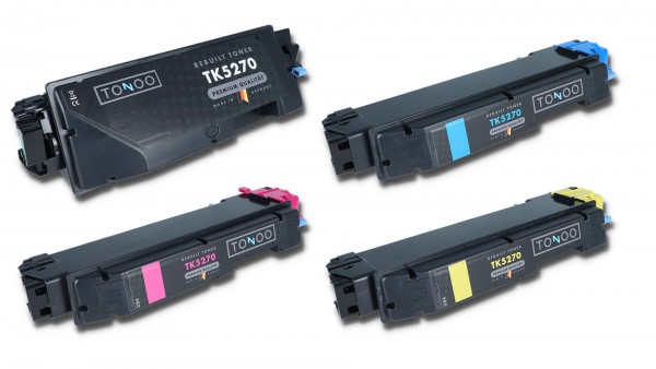 Tonoo® Toner ersetzt Kyocera TK5270 Spar Set