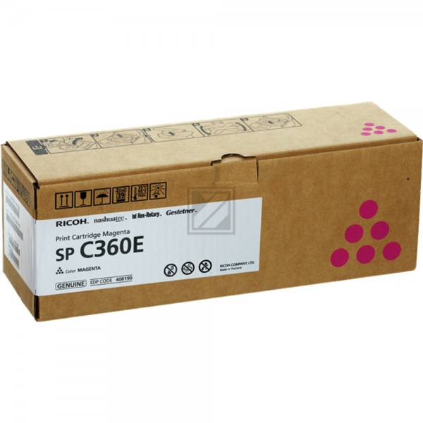 Original Ricoh 408190 / SPC360E Toner Magenta