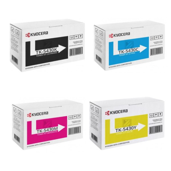 Original Kyocera TK5430 K/C/M/Y Toner Spar Set