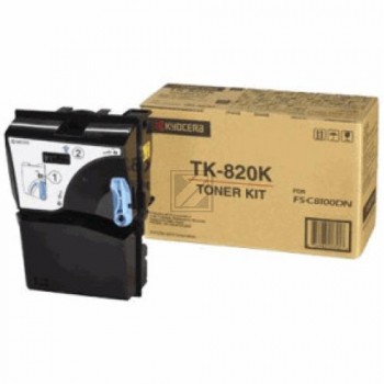 Original Kyocera TK820K / 1T02HP0EU0 Toner Schwarz