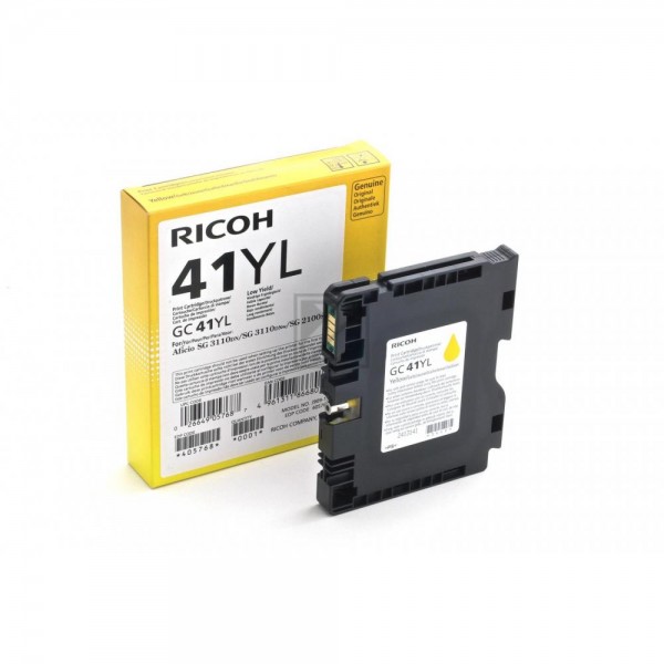Original Ricoh 405768 / GC41YL Tinte Gelb