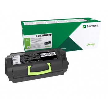 Original Lexmark 63B2H00 Toner Schwarz