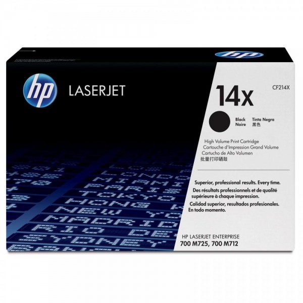 Original HP CF214X / 14X Toner Schwarz XL