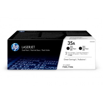 Original HP CB435AD / 35A Toner Schwarz Doppelpack