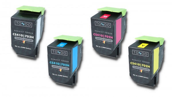 Tonoo® Toner ersetzt Lexmark CS310 | CS410 | CS510 Spar Set XL