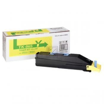 Original Kyocera TK865Y / 1T02JZAEU0 Toner Gelb