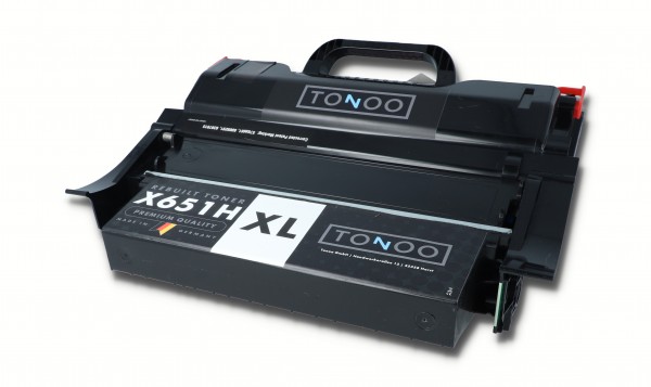Tonoo® Toner ersetzt Lexmark X651H11E | X651H21E Schwarz