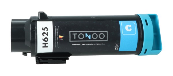 Tonoo® Toner ersetzt Dell H625cdw | H825cdw | S2825cdn | 593BBSD | P3HJK Cyan