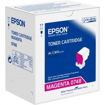 Original Epson C13S050748 Toner Magenta