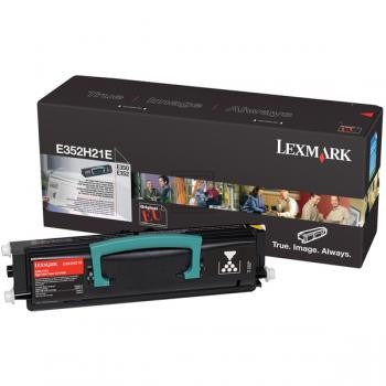 Original Lexmark E352H21E Toner Schwarz