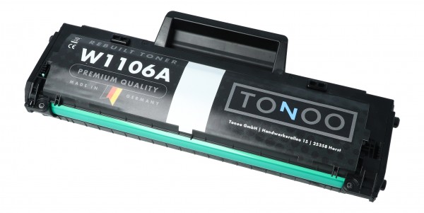 Tonoo® Toner ersetzt HP W1106A | 106A Schwarz