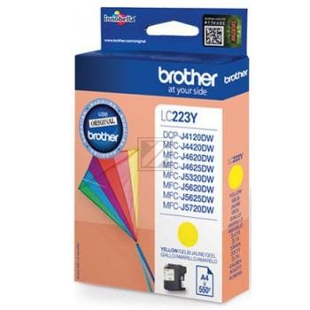 Original Brother LC223Y Tinte Gelb