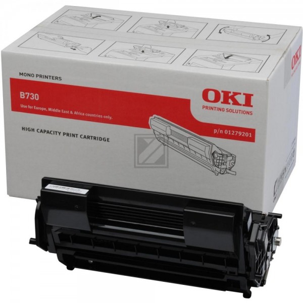 Original OKI 1279201 Toner Schwarz