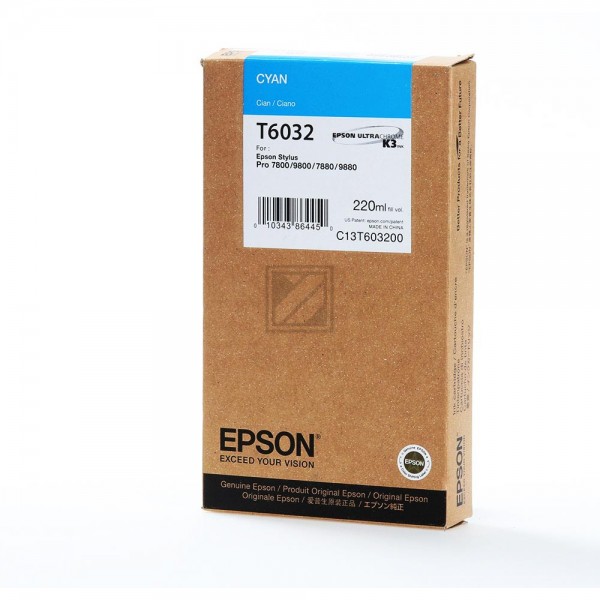 EPSON T6032 cyan Tintenpatrone