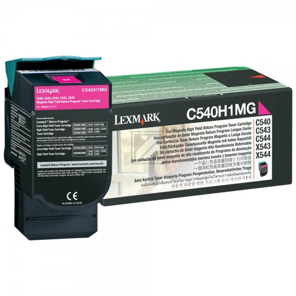 Original Lexmark C540H1MG Toner Magenta