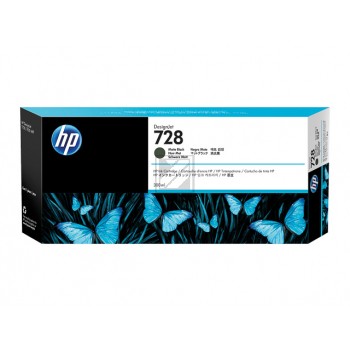 Original HP 728 | 3WX25A Tinte Matt Schwarz