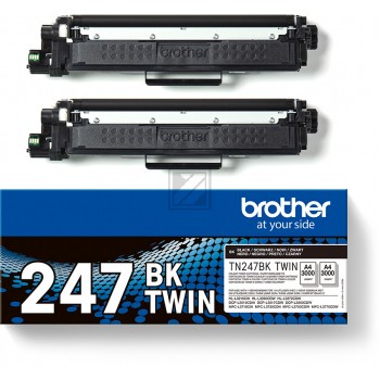 brother TN-247BKTWIN schwarz Toner, 2er-Set