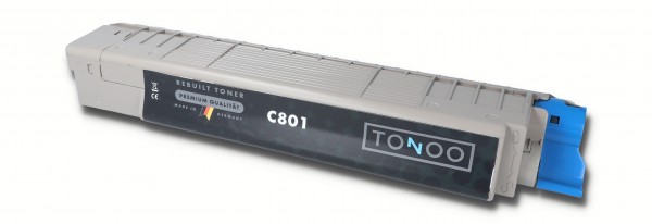 Tonoo® Toner ersetzt OKI C801dn | C801n | C821dn | C821n | 44643004 Schwarz