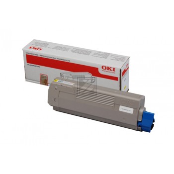 Original OKI 44059165 Toner Gelb