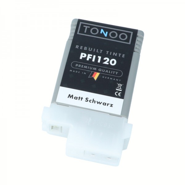 Tonoo® Tinte ersetzt Canon 2884C001 | PFI120MBK Matt Schwarz