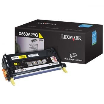 Original Lexmark X560A2YG Toner Gelb