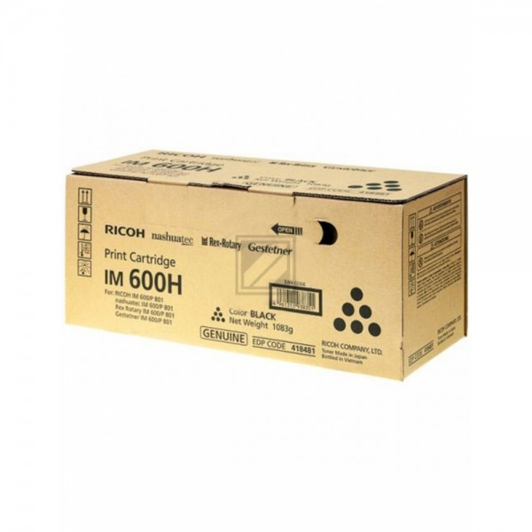 Original Ricoh 418481 Toner Schwarz