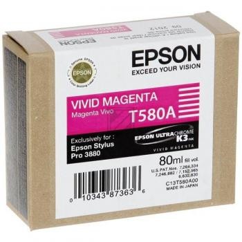 EPSON T580A vivid magenta Tintenpatrone