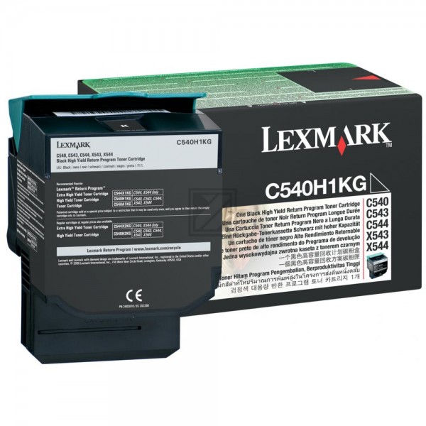 Original Lexmark C540H1KG Toner Schwarz