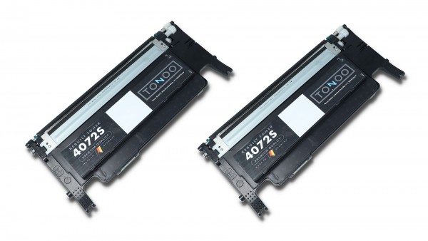 Tonoo® Toner ersetzt Samsung SU381A | CLTP4072B Schwarz Doppel Pack