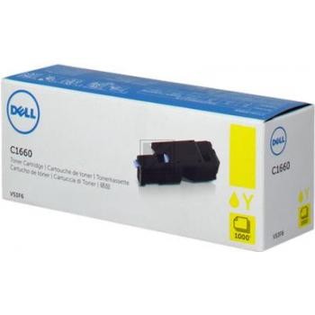 Original Dell 59311131 / V53F6 Toner Gelb