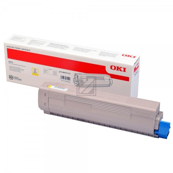 Original OKI 46471113 Toner Gelb