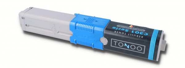 Tonoo® Toner ersetzt OKI C301 | C321 | MC332 | MC342 | 44973535 Cyan