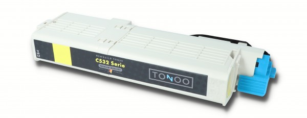 Tonoo® Toner ersetzt OKI C532DN | MC573DN | C563DN | C542DN | 46490605 Gelb XL