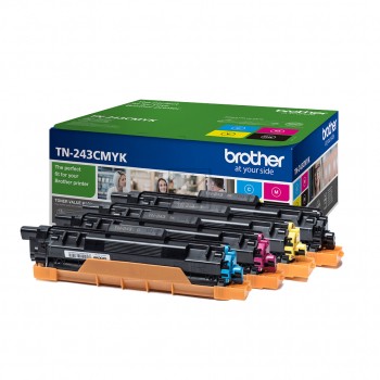 Original Brother TN243CMYK Toner BK/C/M/Y Spar Set