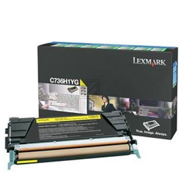 Original Lexmark | C736H1YG Toner Gelb xl