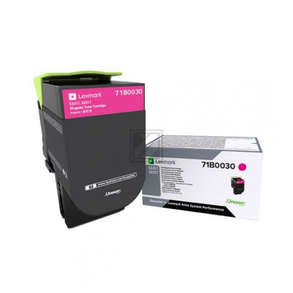 Original Lexmark 71B0030 Toner Magenta