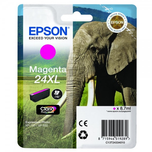 EPSON 24XL / T2433XL magenta Tintenpatrone