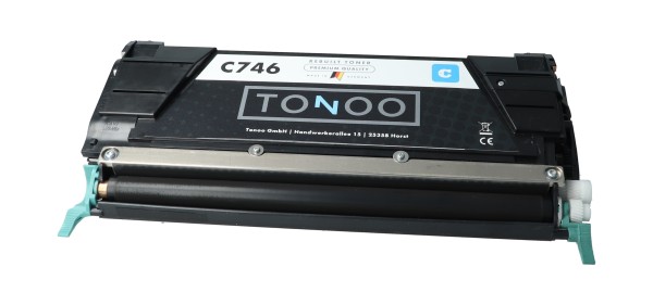Tonoo® Toner ersetzt Lexmark C746A2CG Cyan