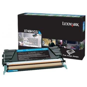 Original Lexmark X748H1CG Toner Cyan