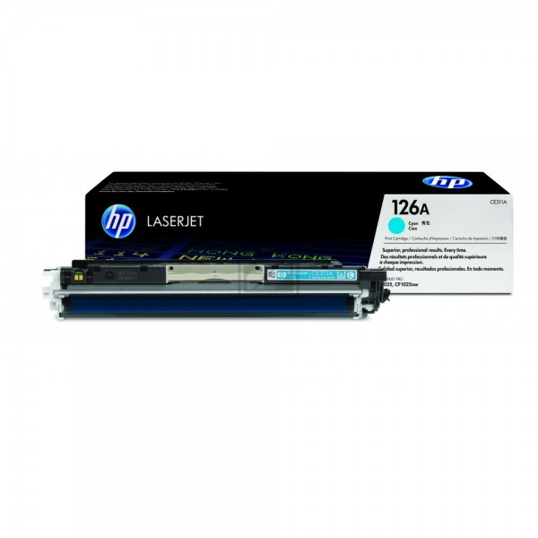 Original HP CE311A / 126A Toner Cyan