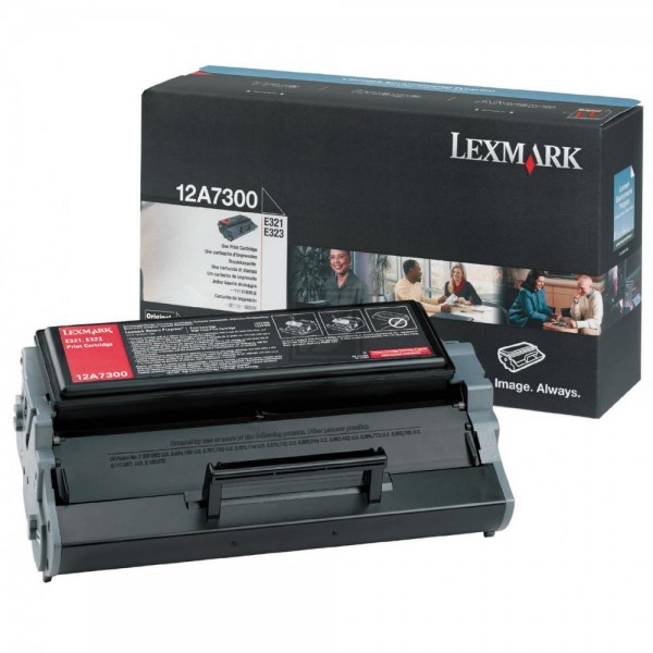 Original Lexmark 12A7300 Toner Schwarz