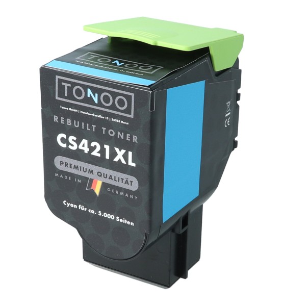 Tonoo® Toner ersetzt Lexmark 78C2UC0 Cyan XXL