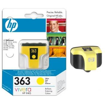 Original HP C8773EE / 363 Tinte Gelb